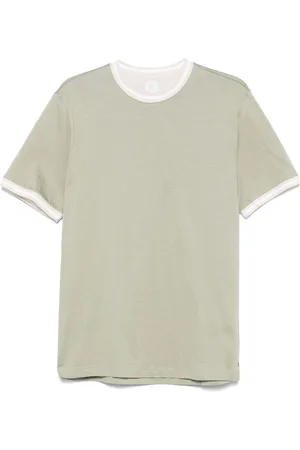 ELEVENTY Stripe-detailed T-shirt