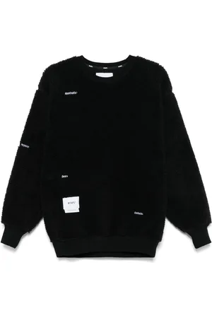 Wtaps Logo-patch fleece sweatshirt