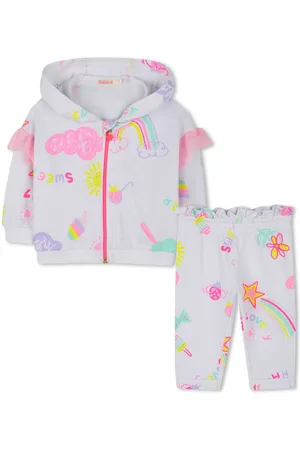 Billieblush Illustration-print tracksuit set (set of two)