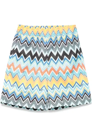Missoni Zigzag-pattern swim shorts