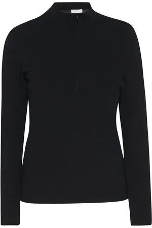ROSETTA GETTY Zip-up turtleneck sweater