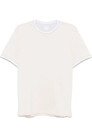 ELEVENTY Stripe-detailed T-shirt