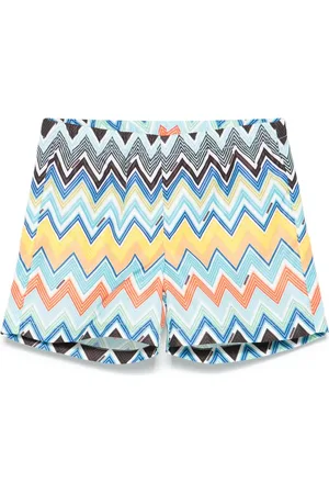Missoni Zigzag-pattern swim shorts