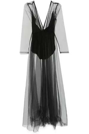 Alchemy X Lia Aram mesh maxi dress