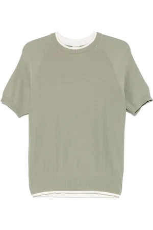 ELEVENTY Honeycomb-knit T-shirt