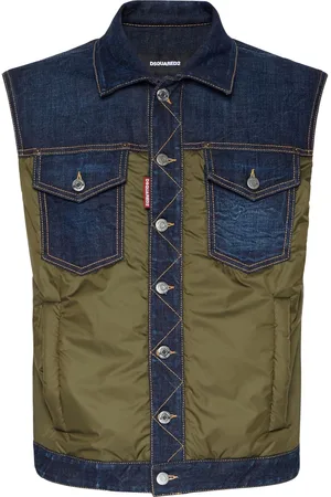 Dsquared2 Pocketed denim vest