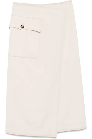 Serafini A-line midi skirt