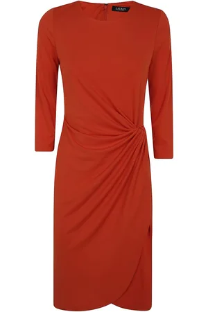 Ralph Lauren Twist-detail midi dress