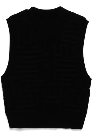 TEAM WANG design Choices jacquard vest