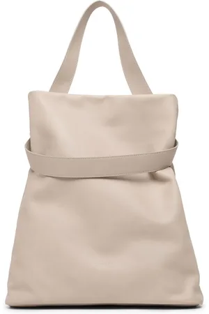 MARSÈLL Logo-debossed leather tote bag