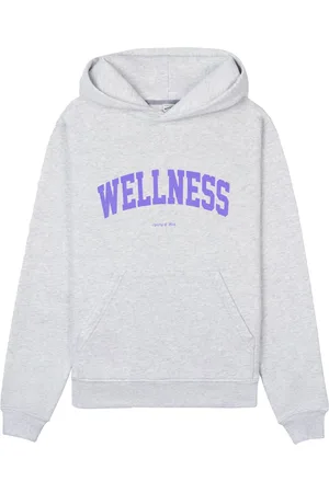Sporty & Rich Wellness motif-print hoodie