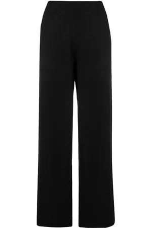 Barrie Flared knitted trousers