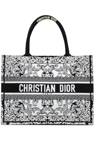 Dior 2022 Medium Embroidered Book tote bag