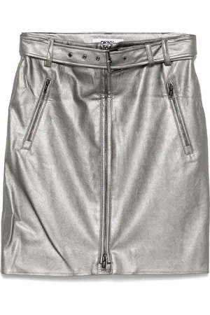 DKNY Belted mini skirt