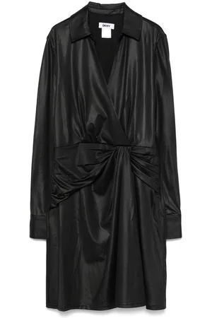 DKNY Pleat-detail midi dress