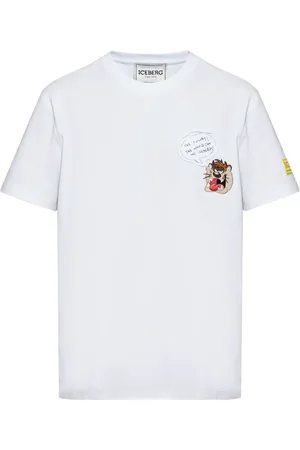 Iceberg Cartoon-appliqué T-shirt