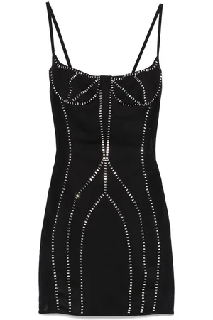 The Attico Spaghetti-strap mini dress
