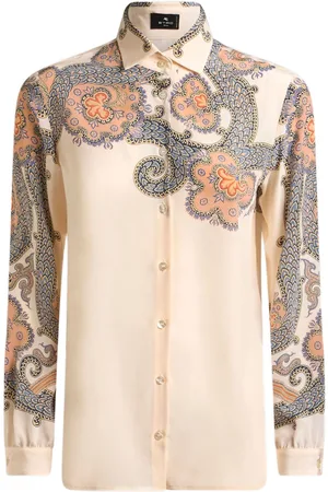 Etro Year of Snake silk shirt