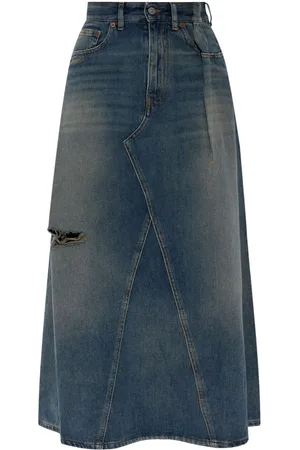 Maison Margiela Distressed effect skirt