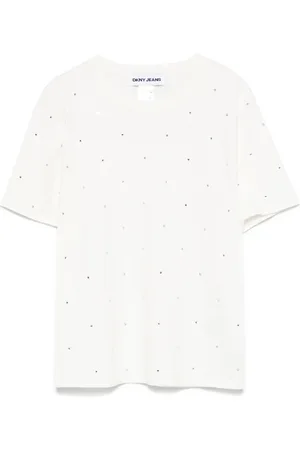 DKNY Stud-embellished T-shirt