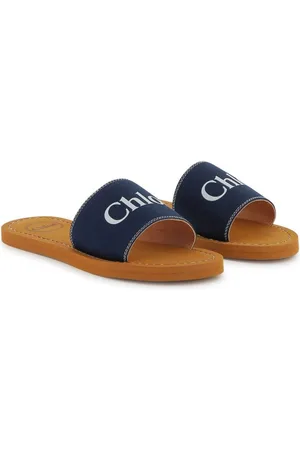 Chloé Logo-print flip flops
