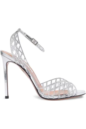 Aquazzura 105mm leather sandals