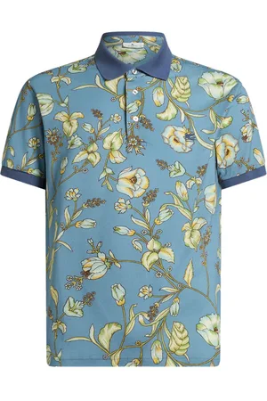 Etro Floral polo shirt