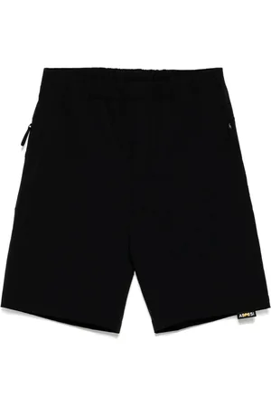 Aspesi Linen garment dyed shorts