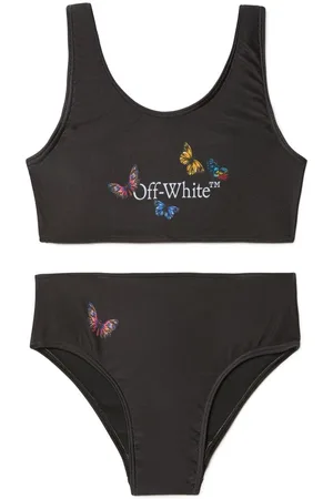OFF-WHITE Bookish butterfly bikini set