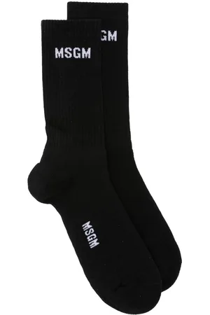 Msgm Logo-jacquard socks