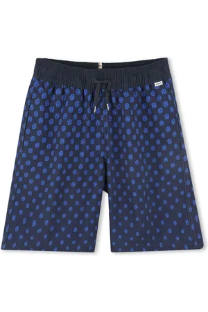 HUGO BOSS Monogram-print swim shorts