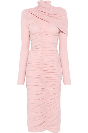 MAGDA BUTRYM Draped high-neck midi dress
