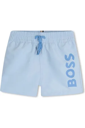 HUGO BOSS Logo-print swim shorts