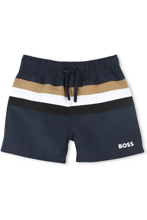 HUGO BOSS Striped swim shorts