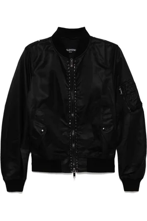 VALENTINO GARAVANI Rockstud detailing bomber jacket