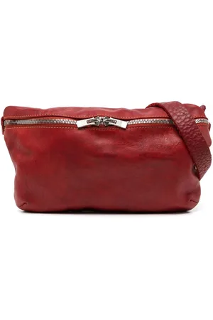 GUIDI Zipped shoulder bag