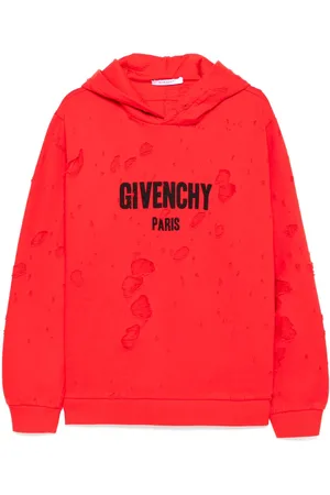 Givenchy Distressed-effect hoodie