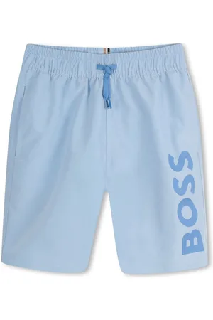 HUGO BOSS Logo-print swim shorts