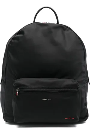 Kiton Logo-plaque backpack