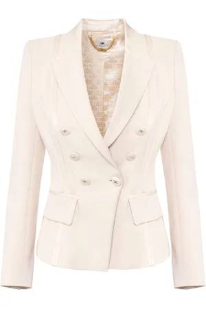 Elisabetta Franchi Crepe satin blazer