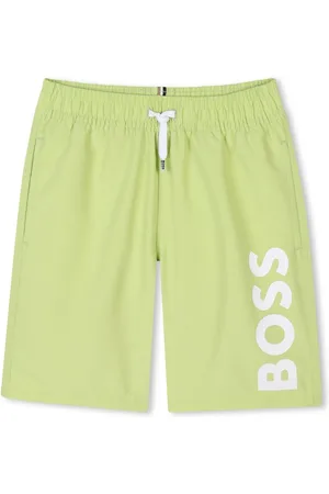 HUGO BOSS Logo-print swim shorts
