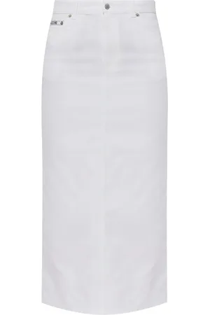 Moschino Denim midi skirt