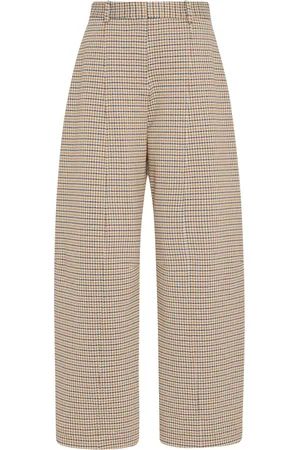ROSETTA GETTY Check-pattern trousers