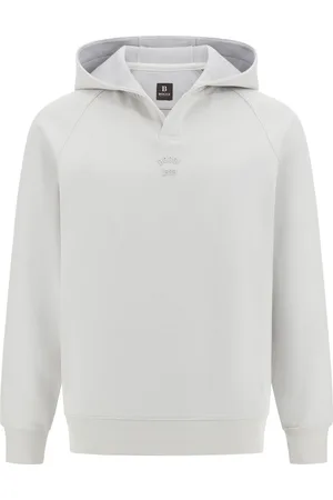 Boggi Milano Logo-embroidered hoodie