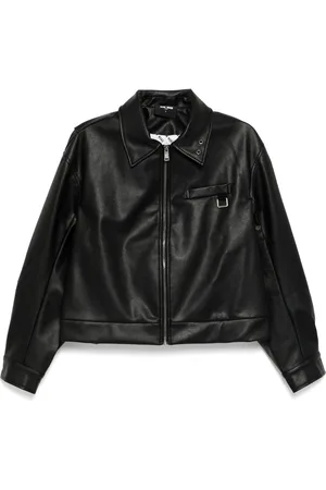 TEAM WANG design Choices faux leather jacket