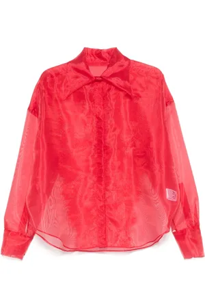 Atu Body Couture X Rue Ra lace-detailed shirt