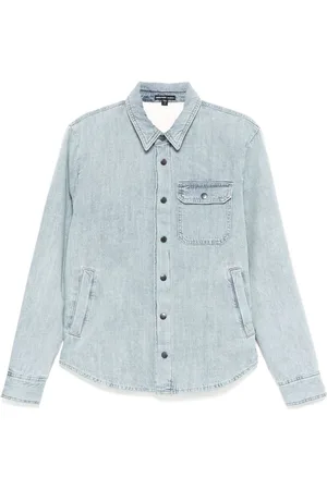 James Perse Denim Sherpa Shirt jacket