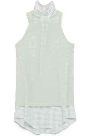 Maison Margiela Check-pattern sleeveless shirt