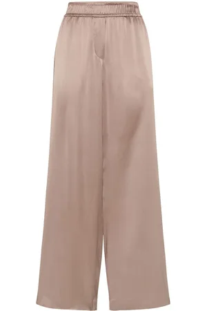Brunello Cucinelli Silk-satin trousers