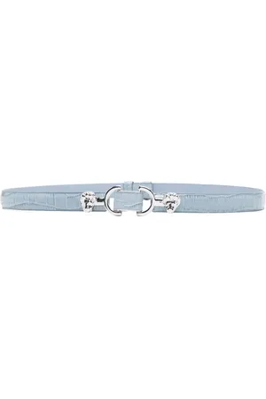 Maje Lion-bit leather belt
